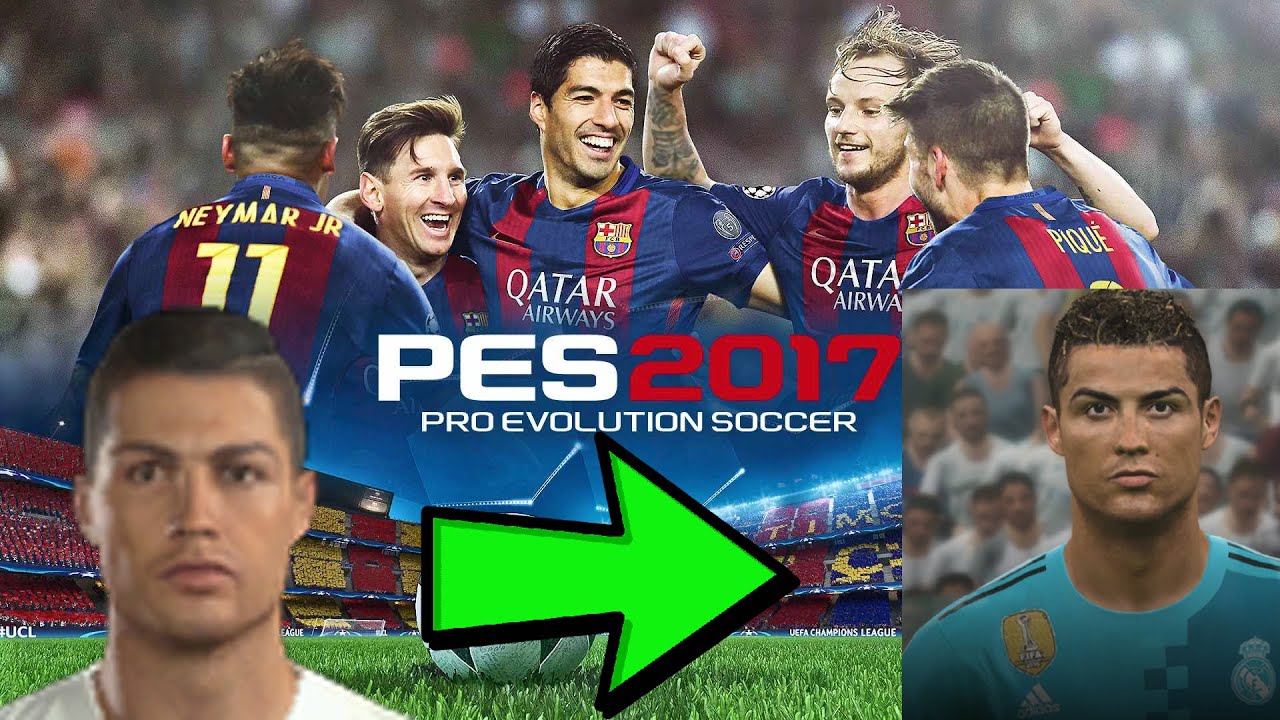 PES 2017 RONALDO YÜZ YAMASI! PES 2017 CRİSTİANO FACE !