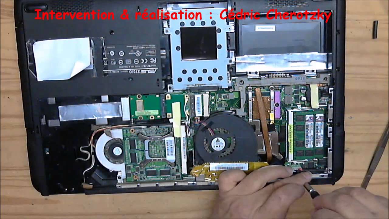 Asus X70OI connexion électrique partie 6 sur 6