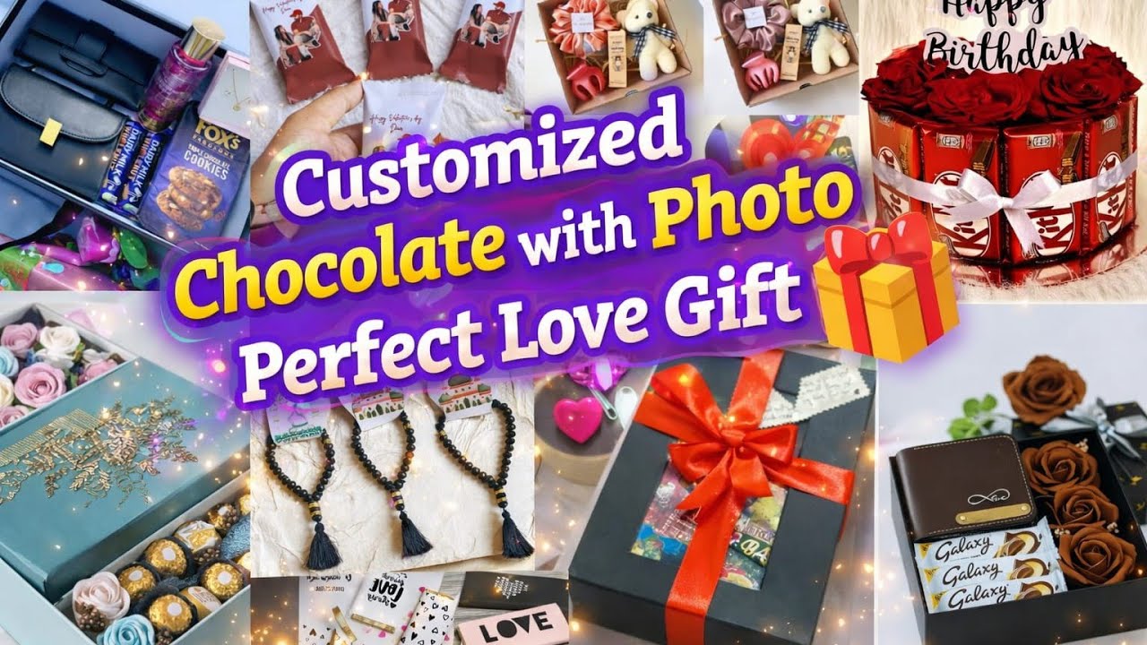 Customized Chocolate Gift 🍫 | Your Photo on Chocolate Wrapper | Best Personalized Gift