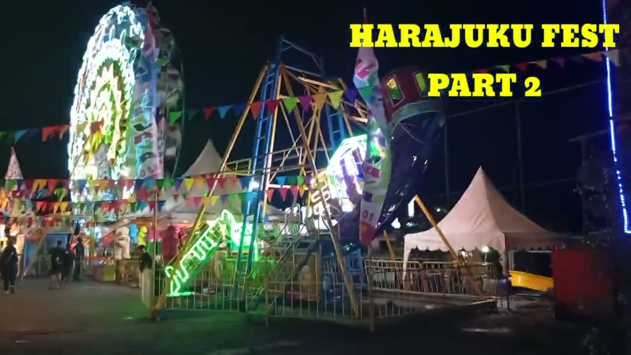 SUASANA DI MALAM HARI EXPO HARAJUKU FEST 2026