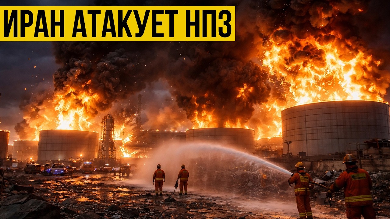 Иран атакует нефтяную инфраструктуру. Нефть резко растёт. Удары по ядерным объектам.