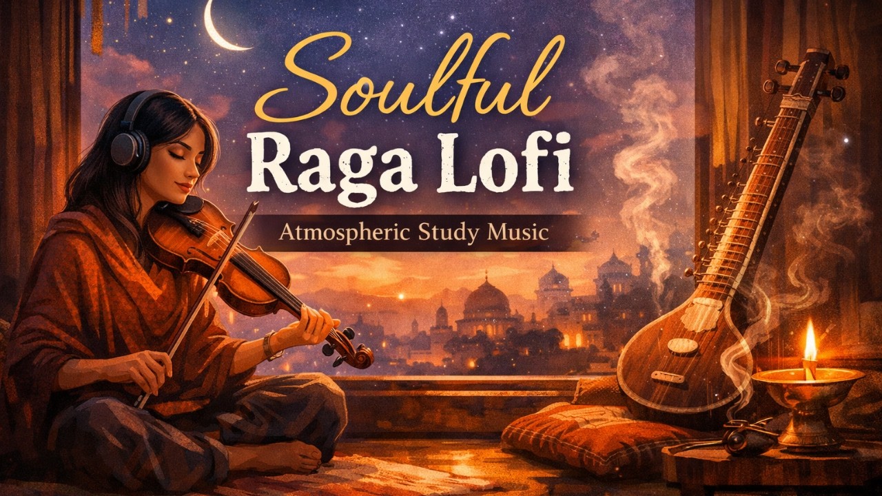 🎧 Soulful Raga Lofi | Atmospheric Study Music