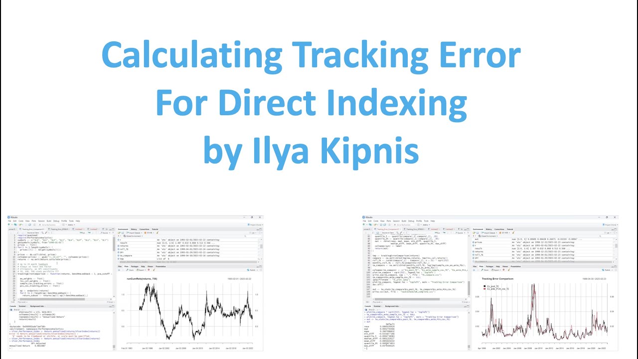 Calculating Tracking Error For Direct Indexing - February 24, 2023