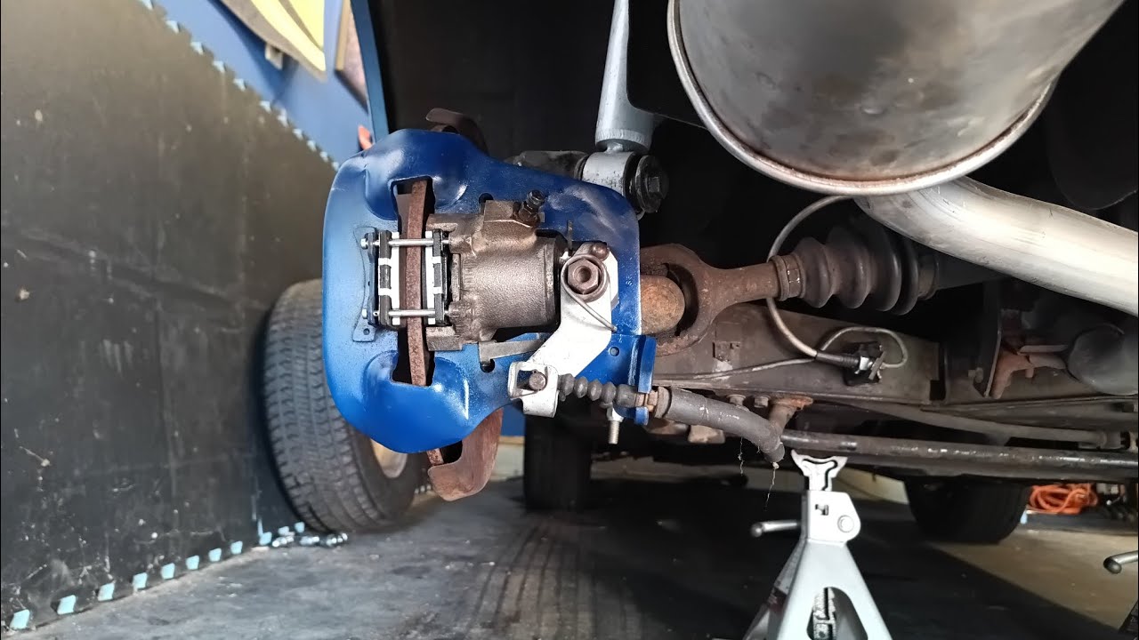 1979-1981 Datsun 280zx rear brake pad and caliper removal and rebuild