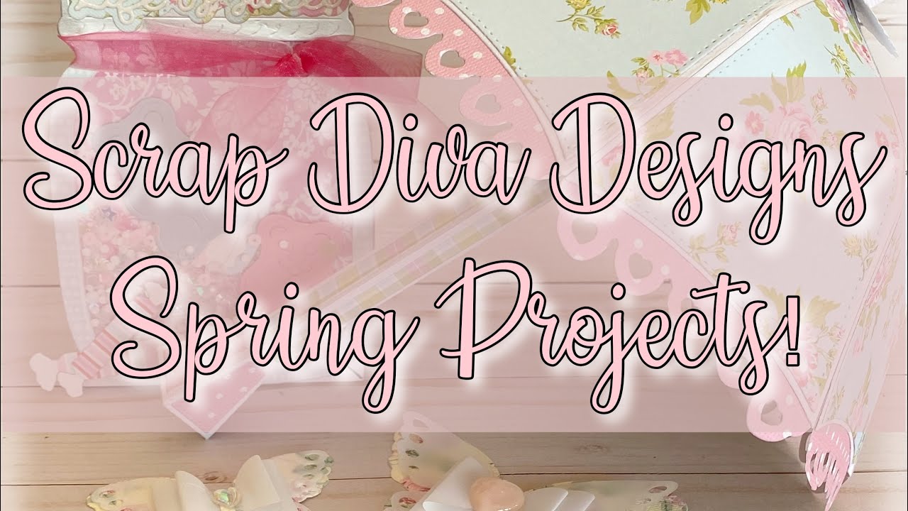 New from Scrap Diva Designs ~ Mason Jar Mini Album, 3D Heart Umbrella, and Butterfly Bows! In detail