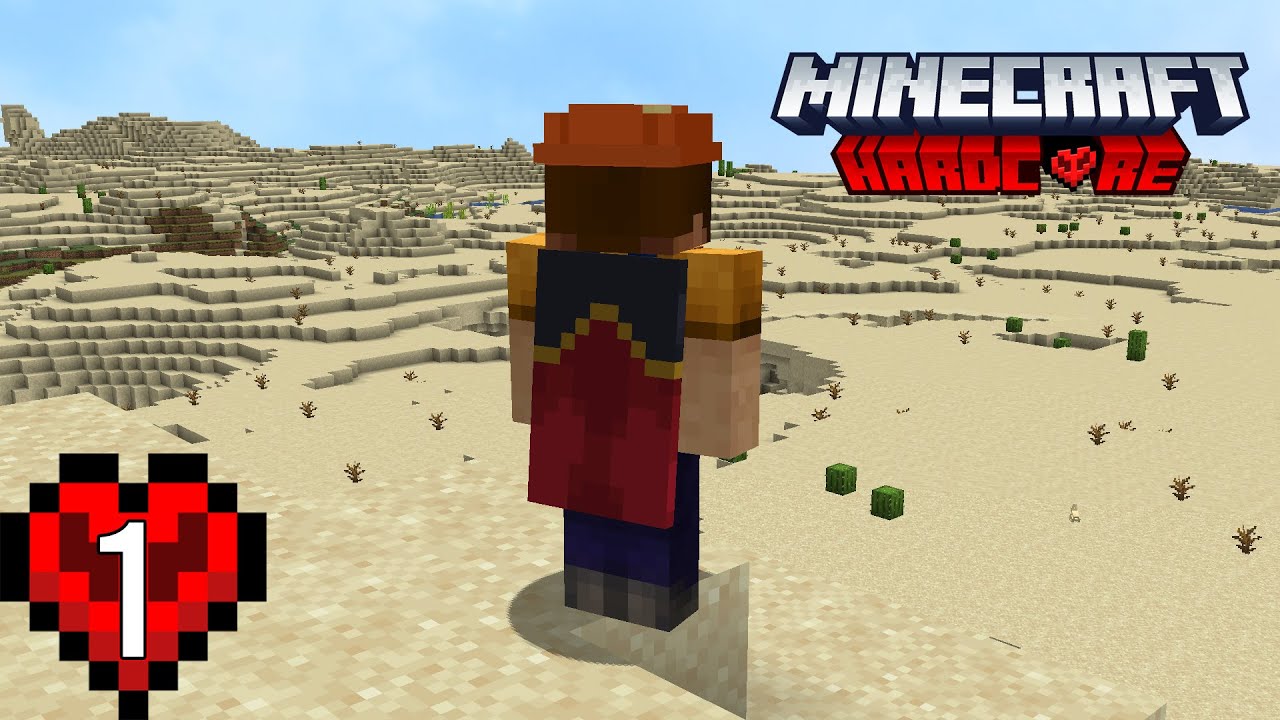 DEVASA ÇÖLDE BİR BAŞINA! | Minecraft: Hardcore Survival | Bölüm 1