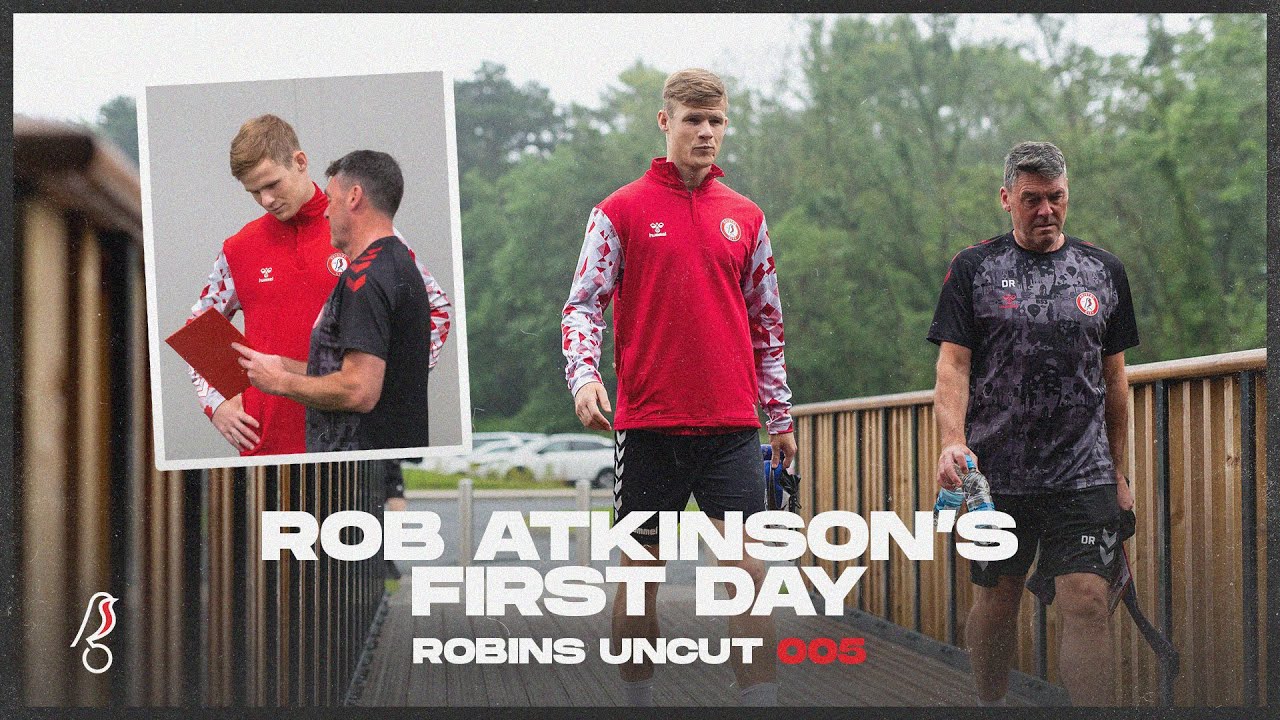 Rob Atkinson's first day at Bristol City! ✍️ Robins Uncut 005