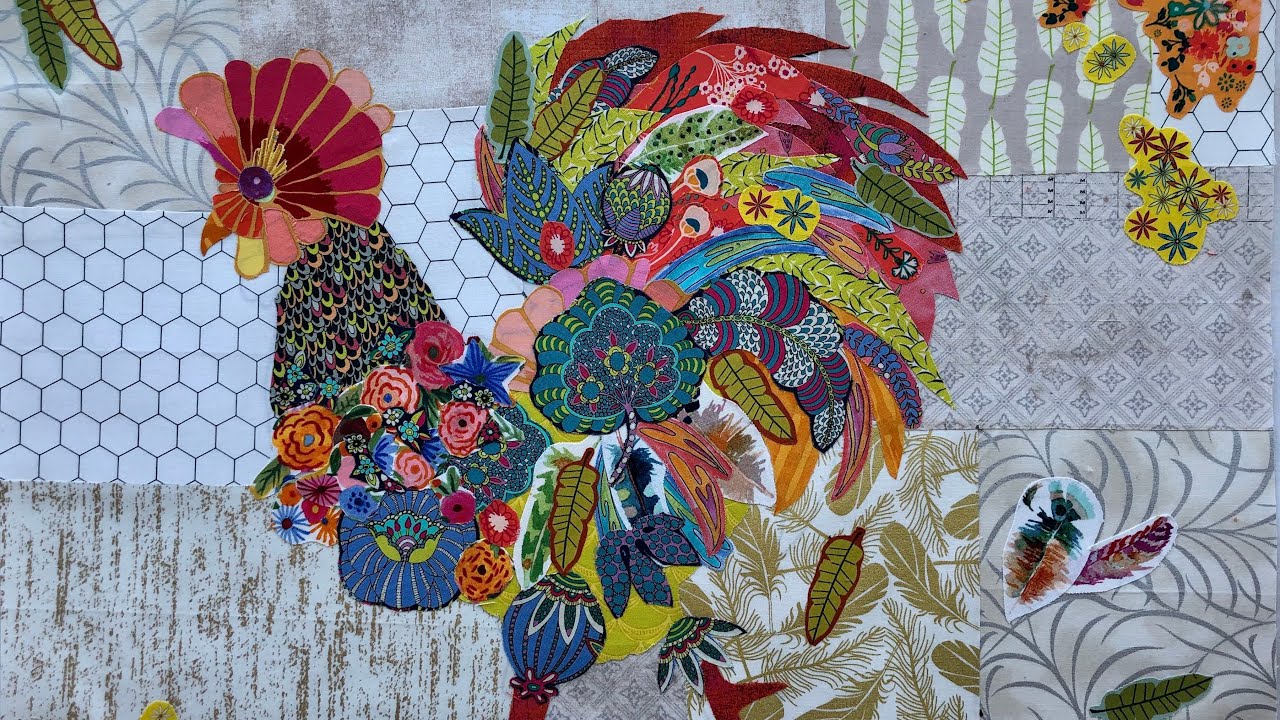 Laura Heine Collage Tutorial Rooster