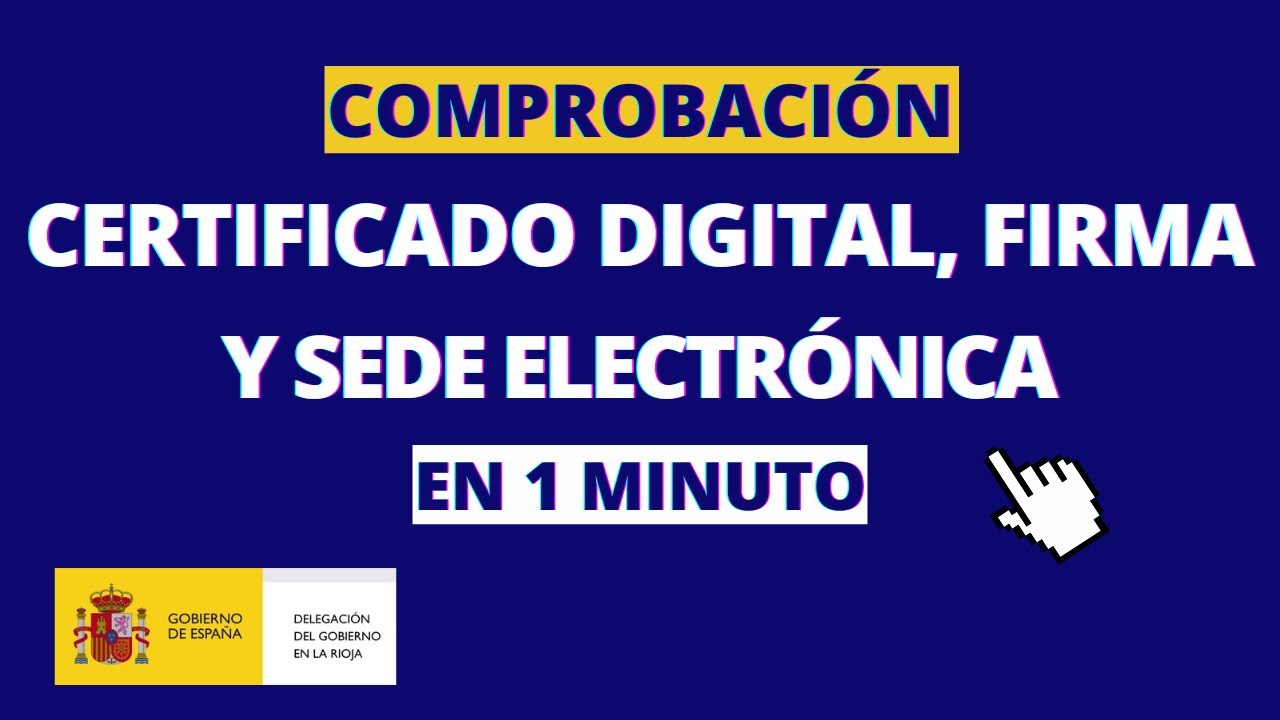 VALIDe: procedimiento para comprobar certificados digitales, firma digital y sedes electr&oacute;nicas