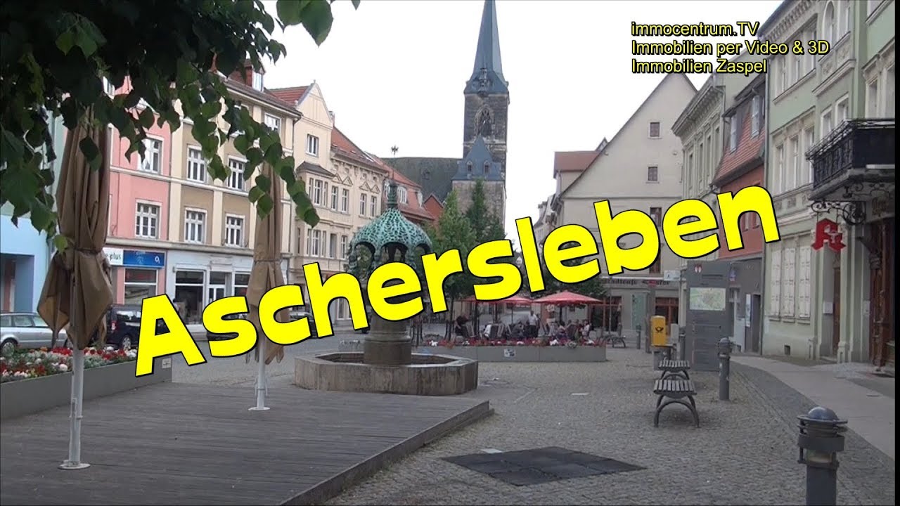 HARZ ! Aschersleben🏰😀🏛Sachsen-Anhalt*Stadtrundgang/ Sehenswürdigkeiten Videoreiseführer* Video