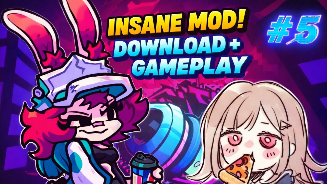 Mods That I Still Having Fun Playing Them Friday Night Funkin VS bunny girl scarlet(pc-mobile)🔥