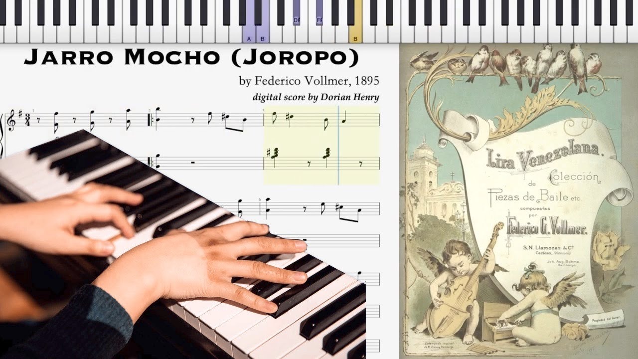 Jarro Mocho by Federico Vollmer (1895, Joropo piano)