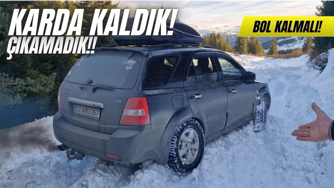 YAYLADA BOL KALMALI BOL ÇEKMELİ KARDA OFF ROAD! / YAYLADA OFF ROAD PART 2