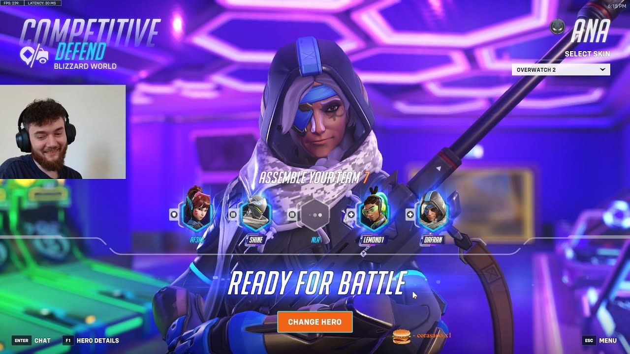 DAFRAN ANA OVERWATCH 2 RANKED GAMEPLAY SEASON 16