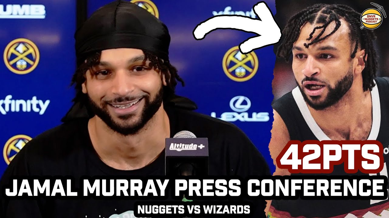 Jamal Murray on Dropping 42pts & JOKES About Fans Watching Broncos After Nuggets WIN vs Wizards