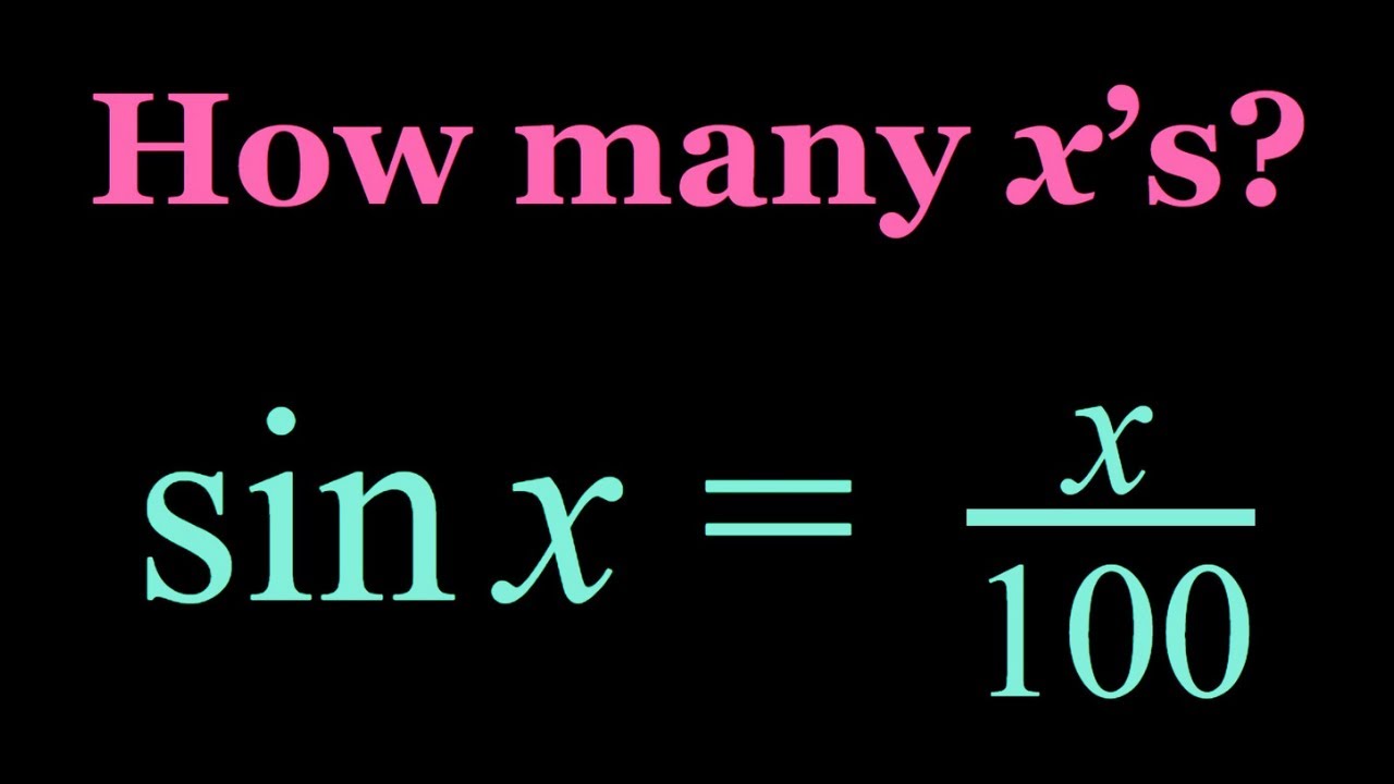 A Non-standard Trigonometric Equation