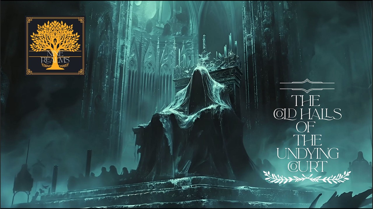the Cold Halls of the Undying Court🧟‍♀️Ghostly Royal Fantasy Ambient (1 Hour)