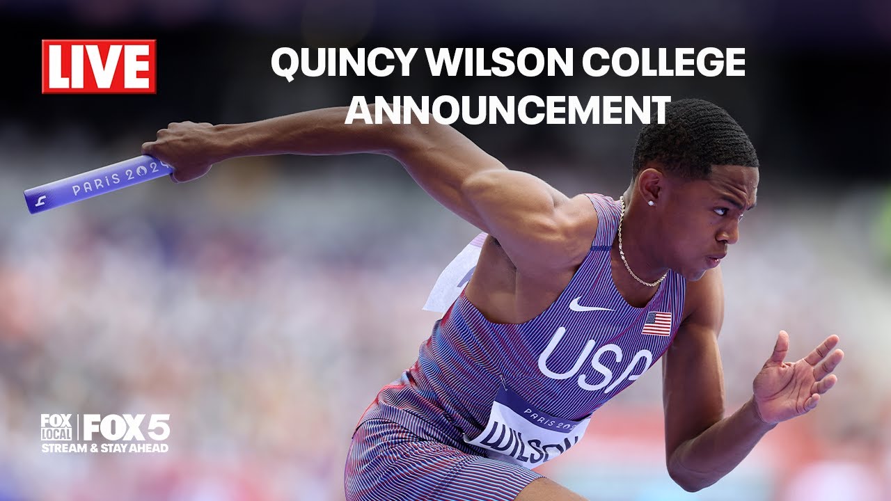 LIVE: Olympian Quincy Wilson to announce college choice