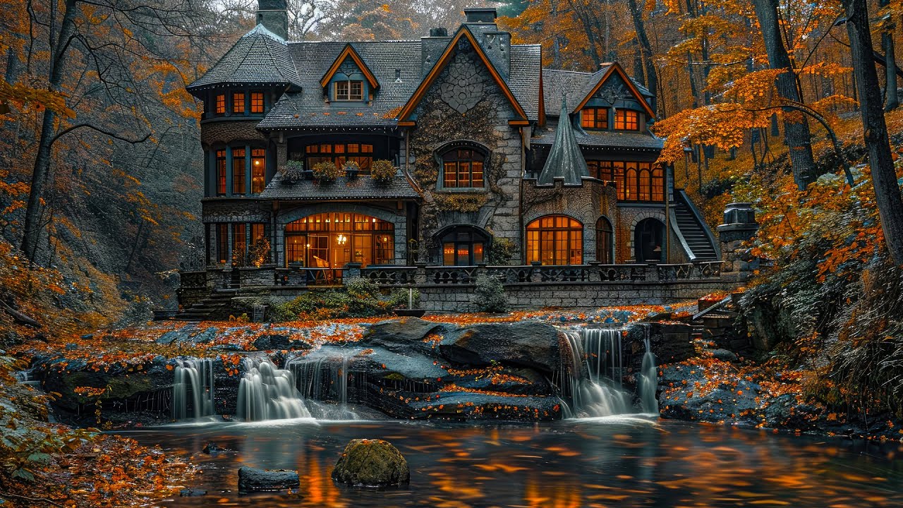 Relaxing Celtic Music - Relaxes Body and Spirit - Purifies Stress & Toxins, Falling Leaves in Autumn