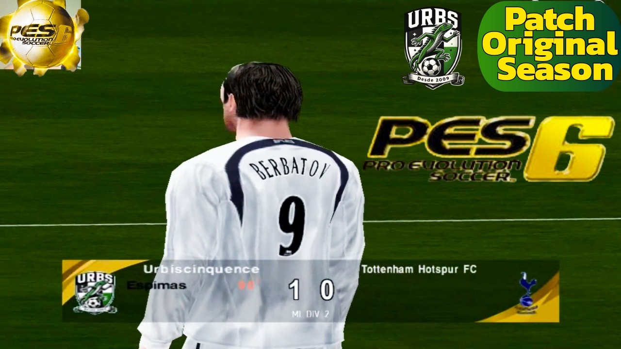 PES6 - PC - Original Season #tottenhamhotspur