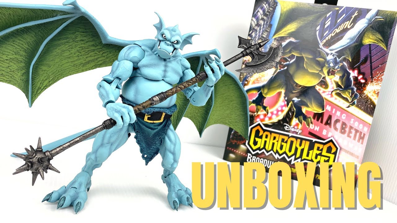 BROADWAY DE  LAS GARGOLAS FIGURA DE NECA UNBOXING Y COMPARACIONES