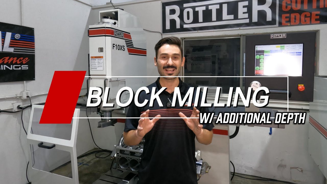 Block and Head Minimum Material  Milling