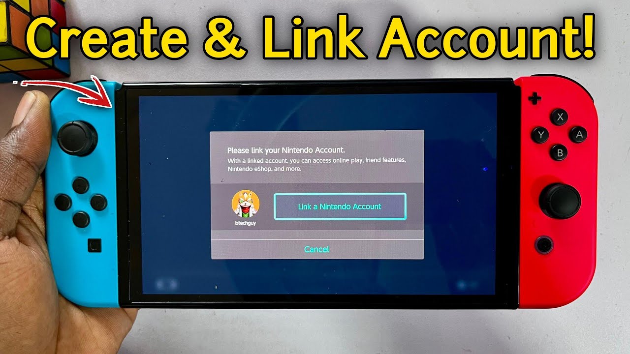How to Create & Link a Nintendo Account for Nintendo Switch OLED