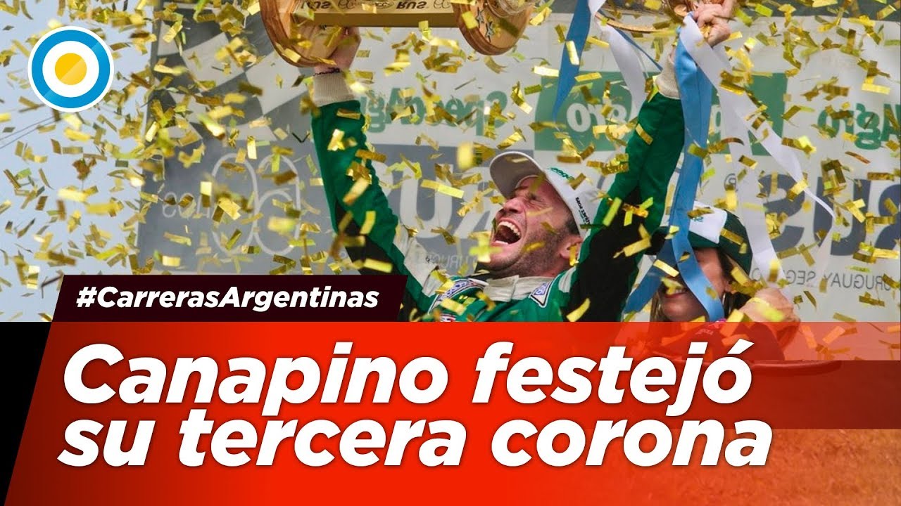 Agustín Canapino festejó su tercera corona - #CarrerasArgentinas