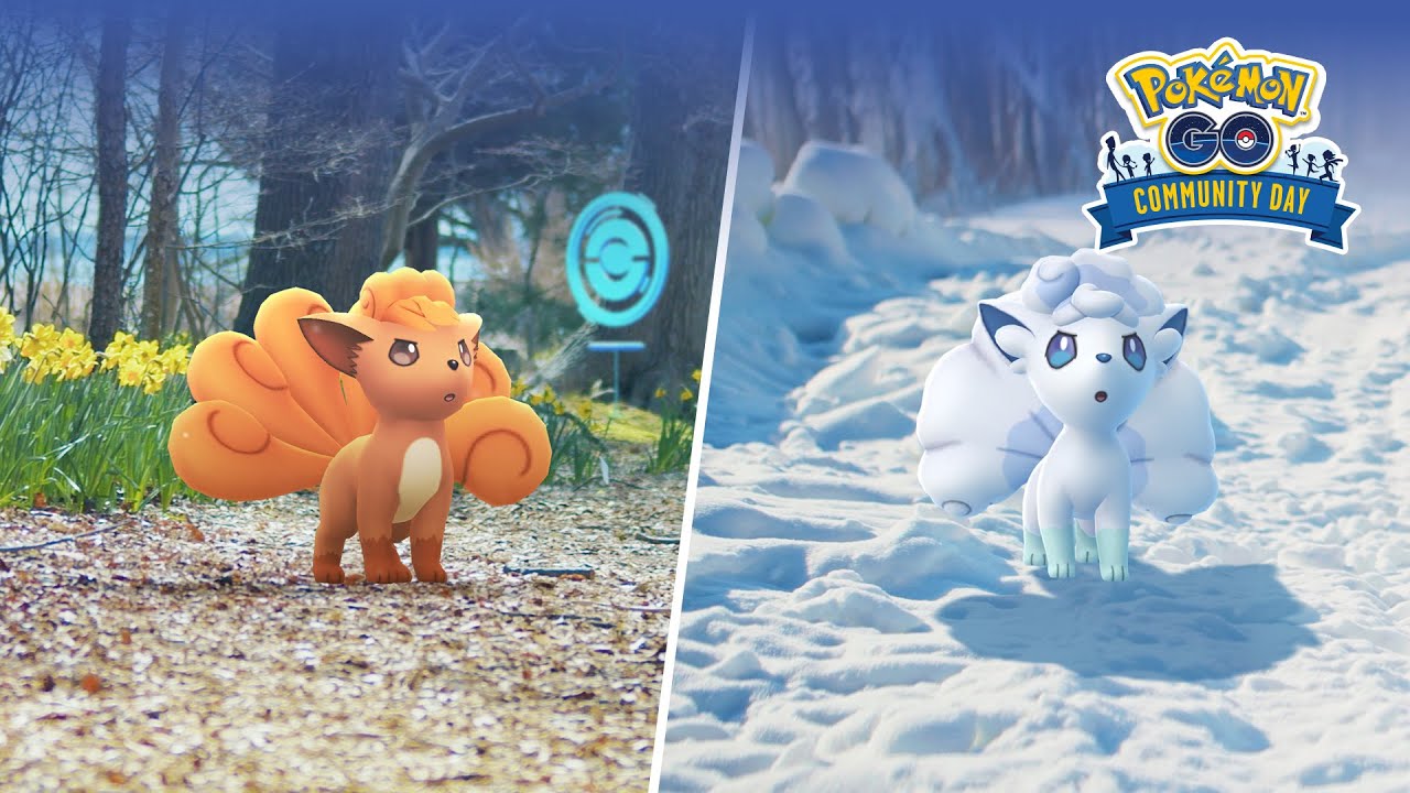 Vulpix and Alolan Vulpix will be featured during February Community Day!