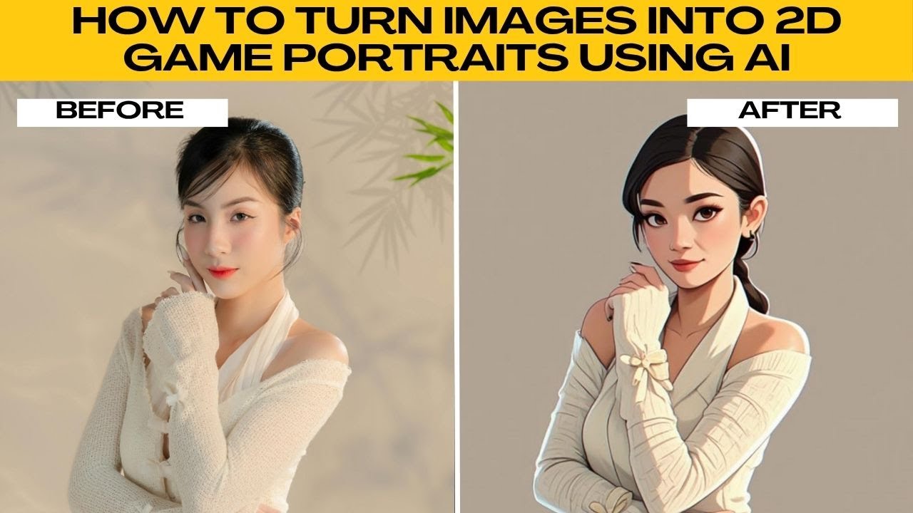 Как превратить изображения в 2D-портреты для игр с помощью ИИ