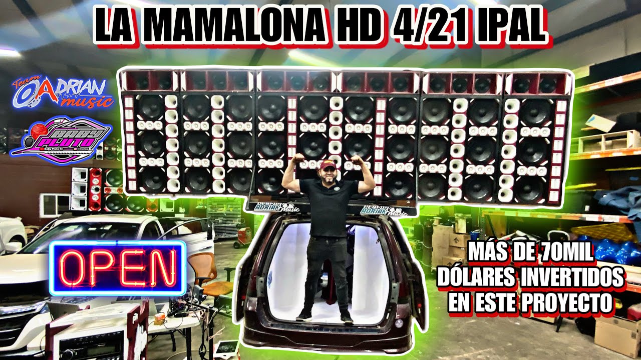 80mil DÓLARES INVERTIDOS EN ESTE PROYECTO DE MÚSICA LA MAMALONA HD 4/21 IPAL 😱