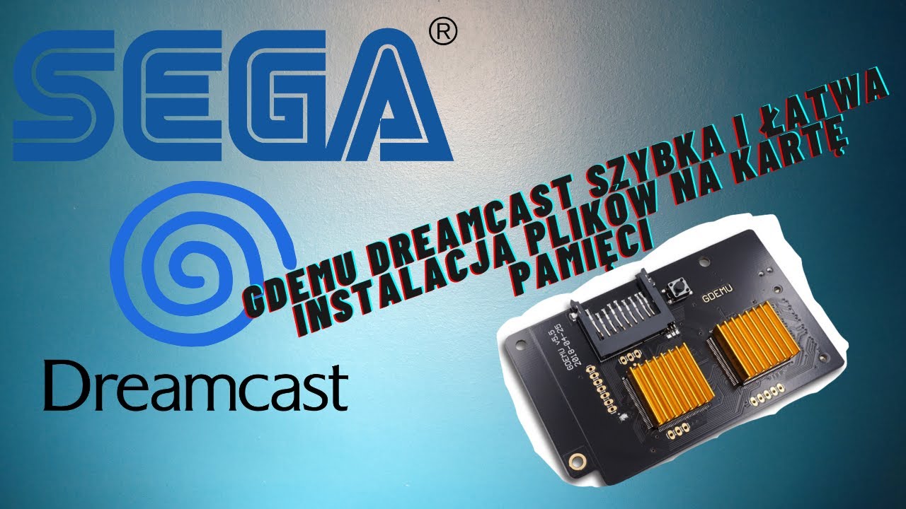 Gdemu Dreamcast szybka i łatwa instalacja plik&oacute;w na kartę pamięci