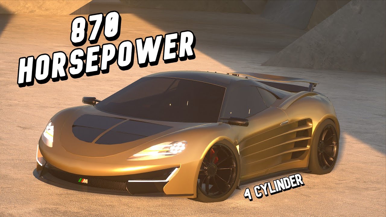 4-CYLINDER HYPERCAR! | Automation/BeamNG