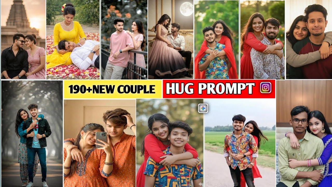 Top 190+ New Couple Hug Prompt ❤️‍🔥 How To Make Google Gemini Photo Editing Prompt 😎