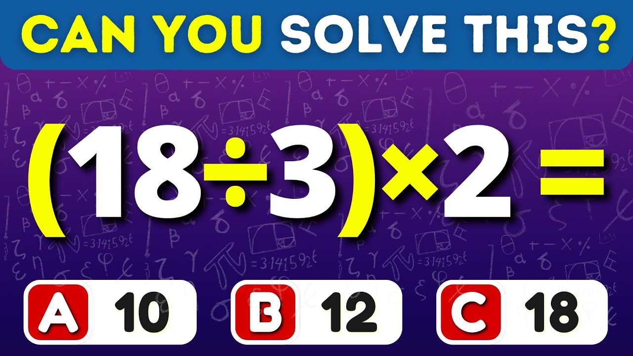 Самая сложная математическая викторина ➗➖➕🧠 От простого к невозможному | Quiz Falcon