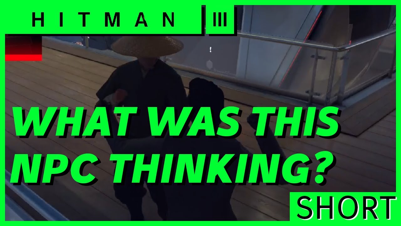 When an NPC Pulls Off the Perfect Strat - Hitman 3