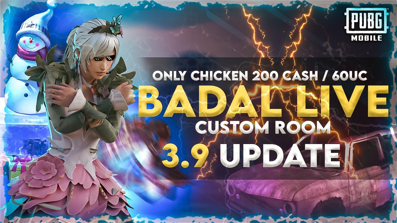 Pubg Mobile Custom Room Only Chicken UC / 200 #gaming