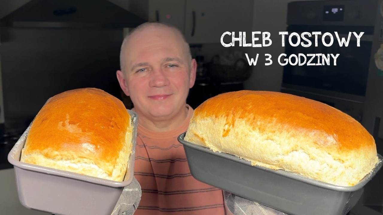 Jak upiec chleb tostowy w niecałe 3 godziny. Lepszy jak z piekarni!