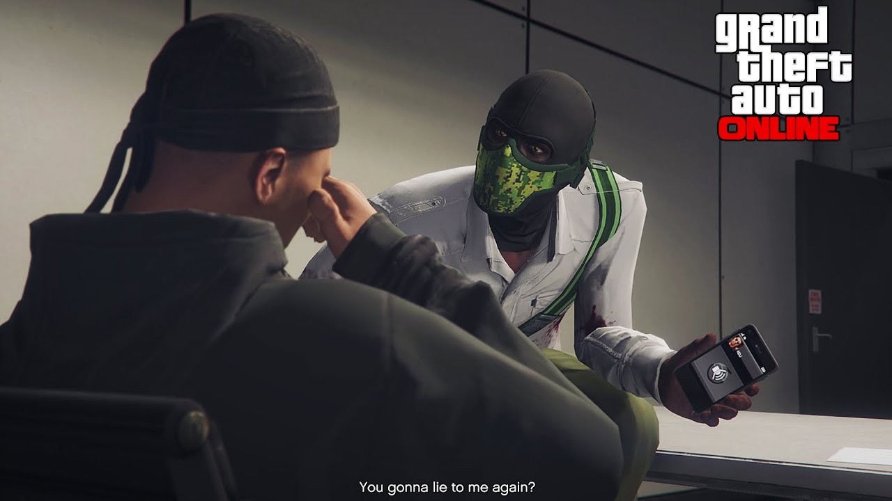 How a mute character interrogate someone [GTA Online]