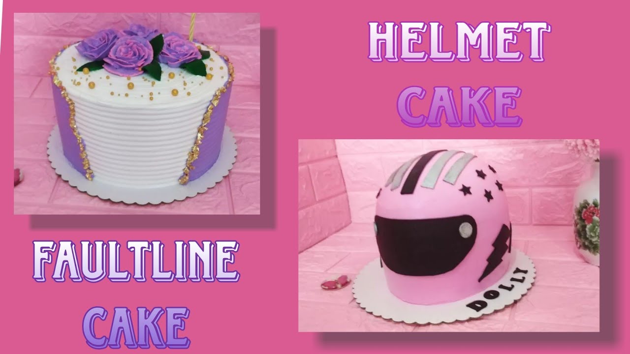 HELMET CAKE / SIMPLE CAKE DECORATING TUTORIAL / TEACHER J KITCHEN
