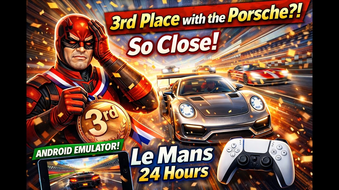 So Close to Victory with My Porsche! Le Mans 24 Hours PS2 (3rd Place)