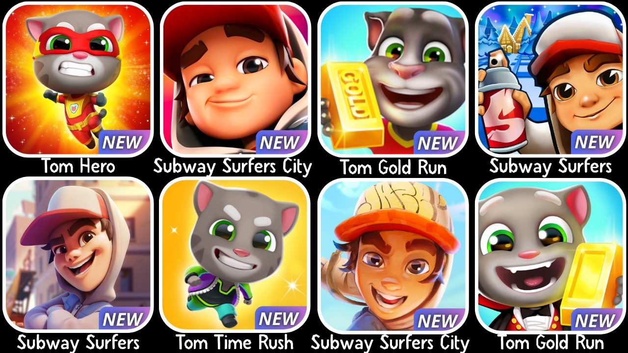 Tom Hero, Subway Surfers City, Tom Gold Run, Subway Surfers, Tom Time Rush