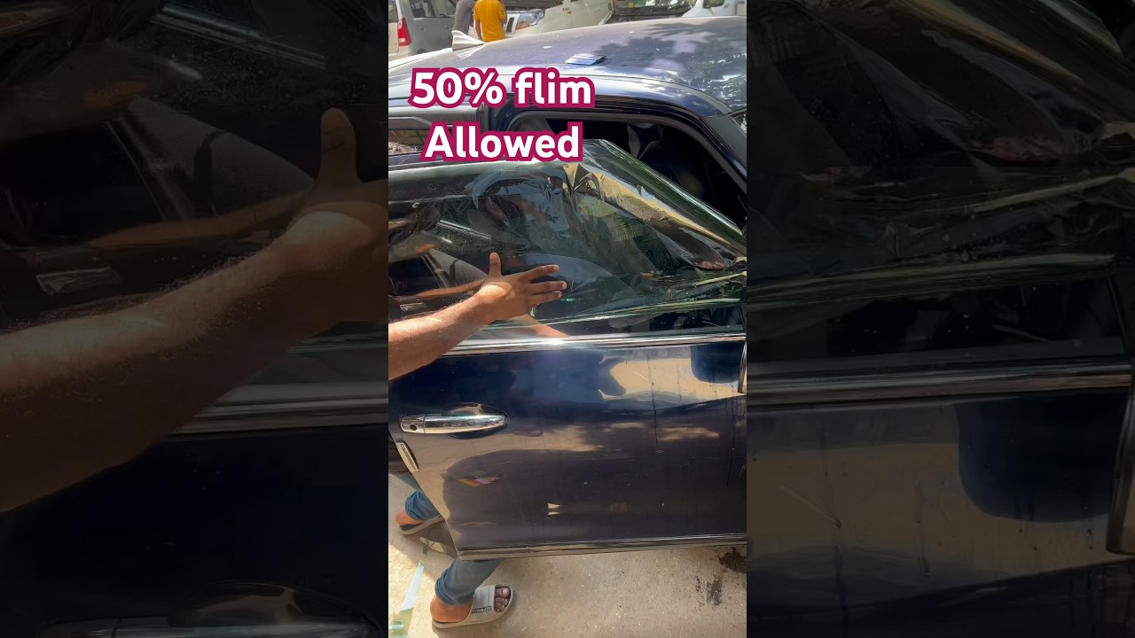 Swift 50% flim allowed all shade available in Sonu car #car #carlovers #caraccessories #explore