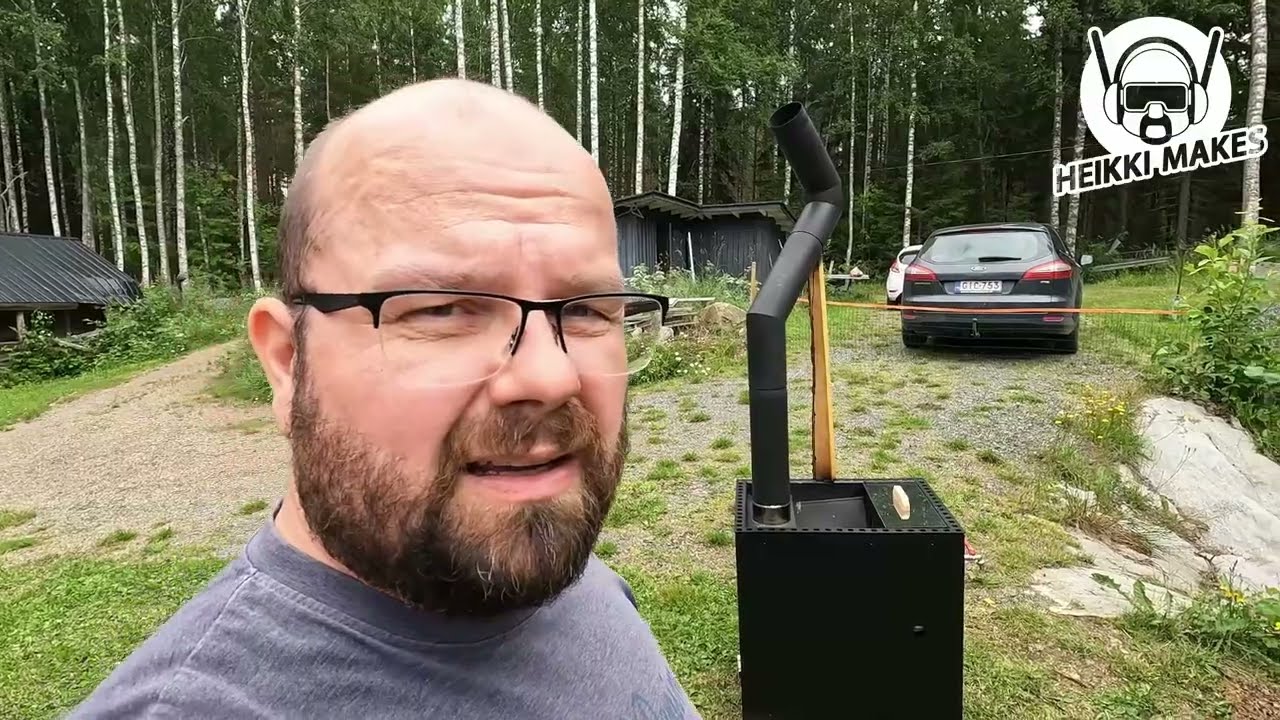 Kiukaan asennusta - Mökkiremppaa