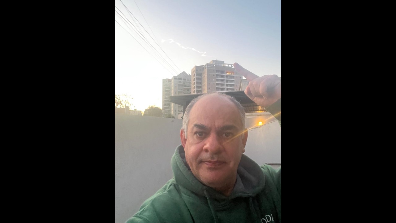 DAVID DIAMOND 🔴 MISIL INTERCEPTADO CERCA A MI CASA DEJA UNA ESTELA DE POSTAL 