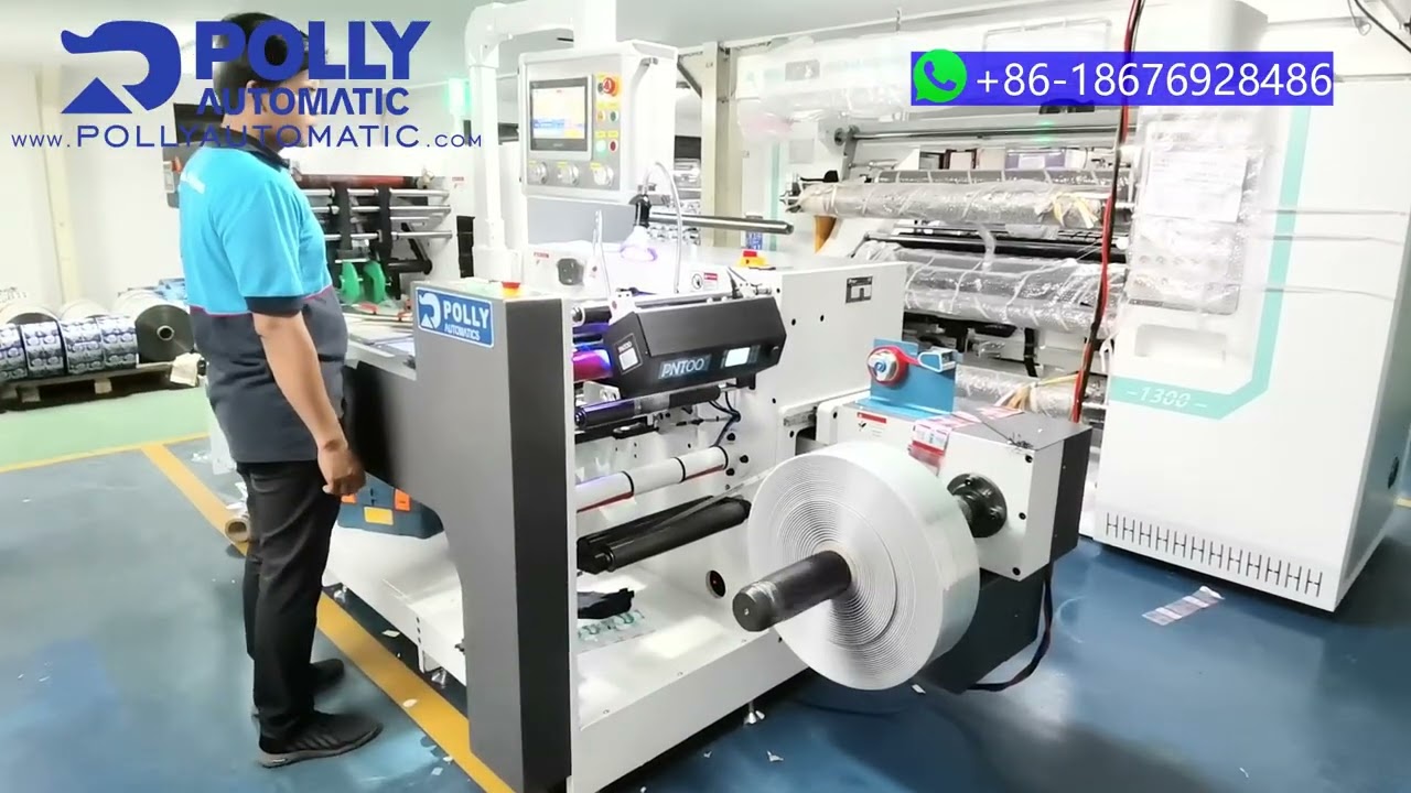 New installation Intelligent shrink sleeve seaming machine from PollyAutomatic, fully servo motors