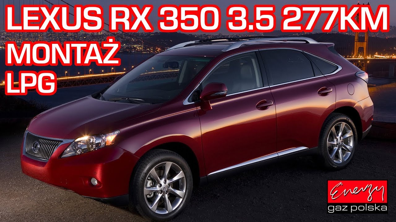Montaż LPG Lexus RX 350 z 3.5 277KM 2011r w Energy Gaz Polska na gaz BRC SQ P&D