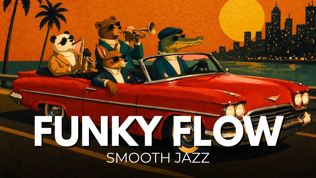 SMOOTH JAZZ FUNK FLOW 🎷 | Warm Analog Grooves for Deep Work & Study (2H+)