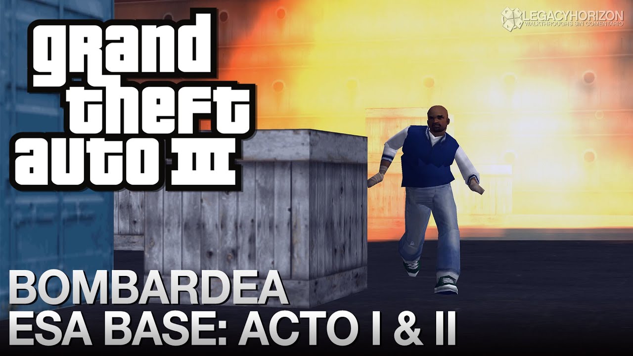 GTA 3 - Misión #20 - Bombardea esa base: Acto I & II (1080p 60fps)