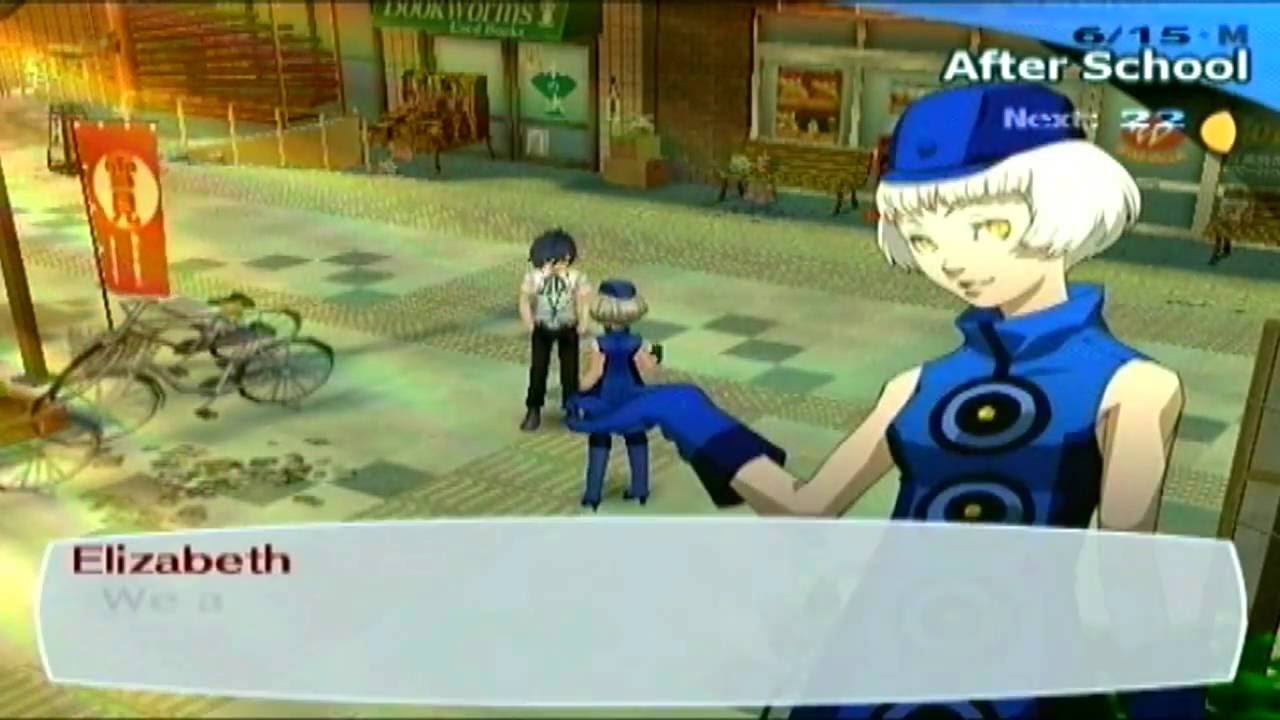 Persona 3 Fes: All Elizabeth Date Scenes [English]